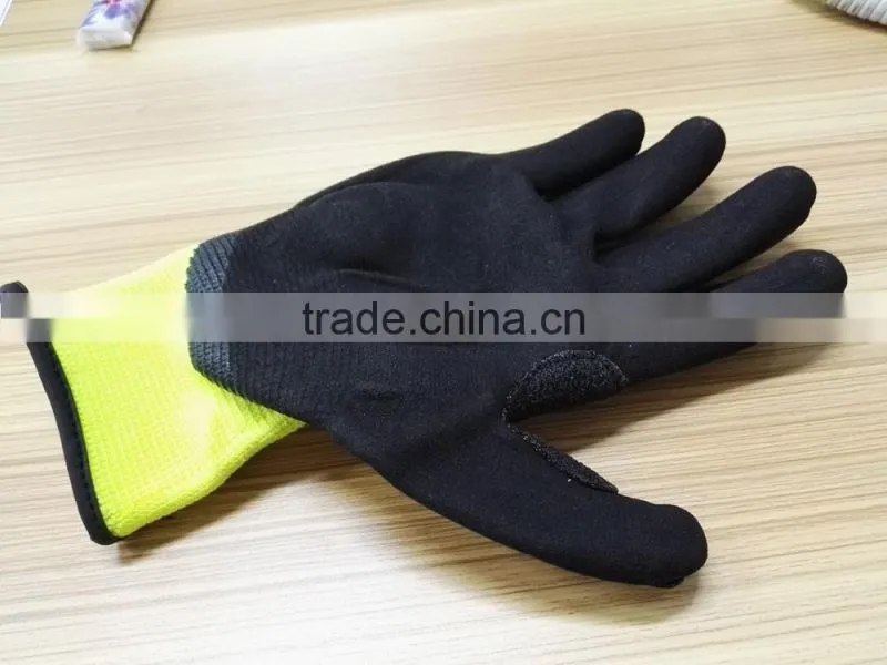 TPR gloves, nitrile Sandy Finish gloves,Impact Resistant TPR Glove
