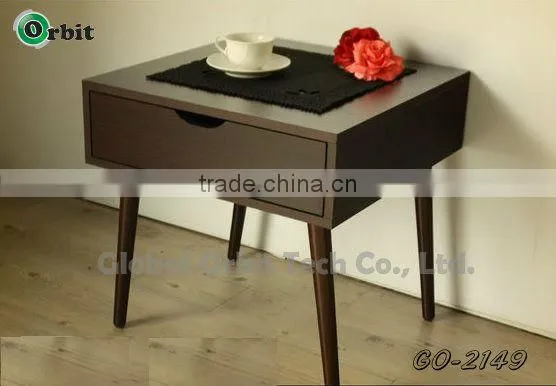 Modern new design corner table wood living room cabinet