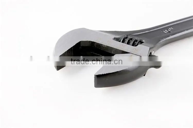 Black Finish Adjustable Wrench and Spanner