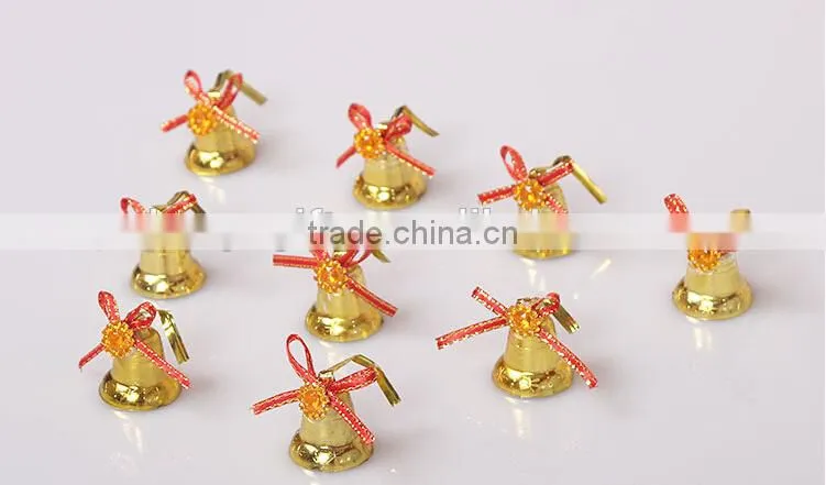 Factory price wholesale small christmas bell plastic christmas bell