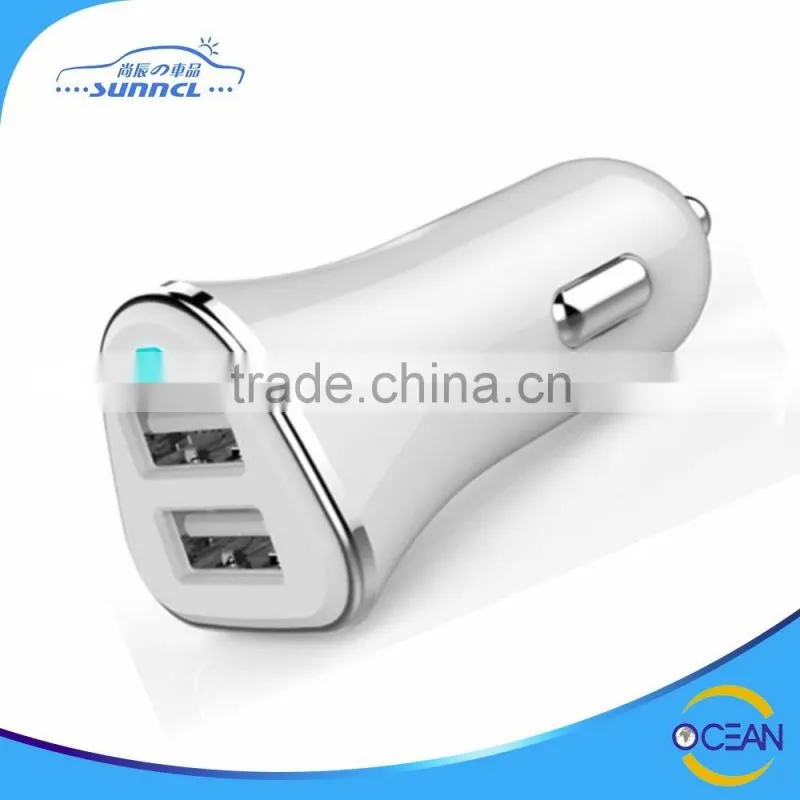 High Quality DC 5V 5.2A 6.8A 4 Port Car USB Charger with CE FCC RoHS