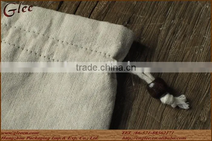 Cheap Tea storage bag fabric drawstring bag