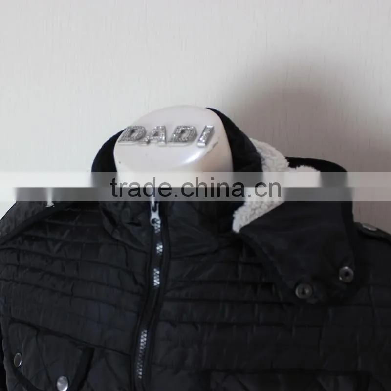 Men Black Windproof Heavy Jacket Apparel Stock Men Fashion Jacket