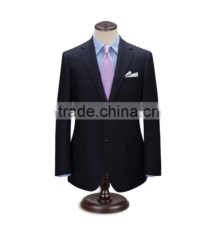 New arrival dark blue gents suits pant coat mens business & wedding suit