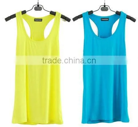 ladies blank tank tops modal fabric/good quality ladies tank top wholesale