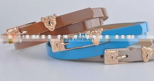 ladies' newest leopard pu belt