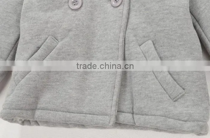 New 2016 Girls Outerwear Children Warm Coat Kids Baby JacketCC in Jiangxi