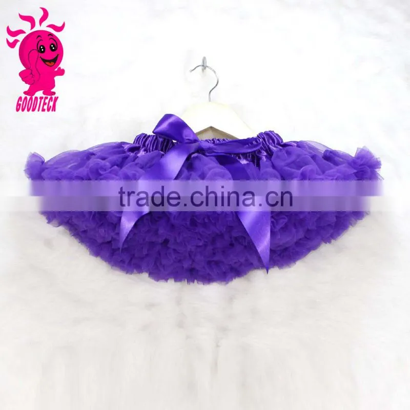 2015 New Arrival Solid Colors Summer Litter Girls Tutu Pettiskirt