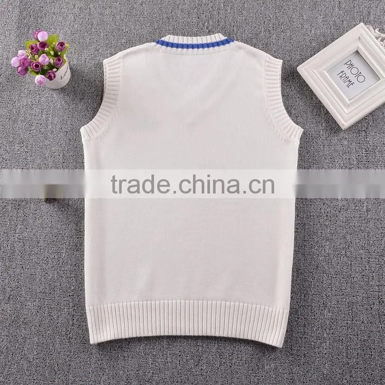 Primary school uniform design unisex uniform vests