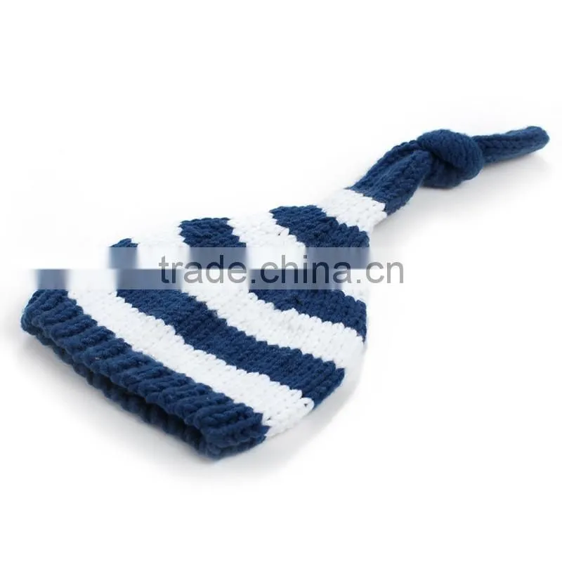 Newborn handmade crochet knitted hats baby photography LBP20160218-38