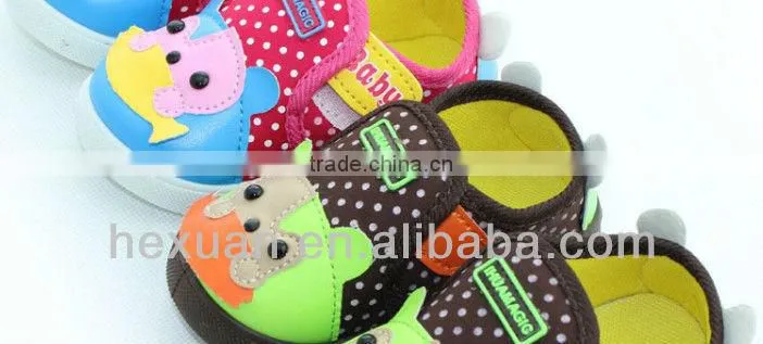 Newest baby rubber soles shoes