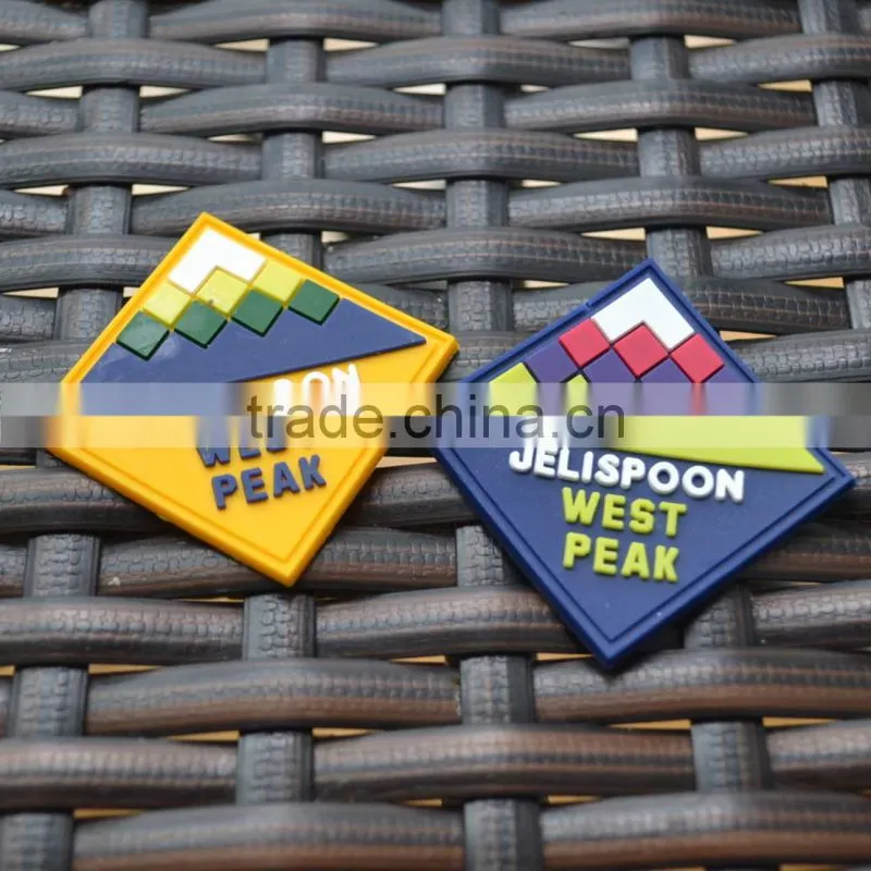 Fashion 3d silicon label for garment clothing