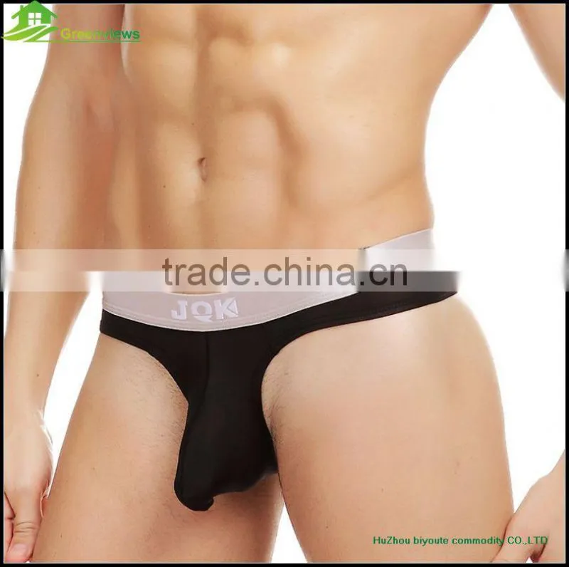 men thong Sexy gay thong T back for boy hot sell g strings penis cover men wearing g strings in stock
