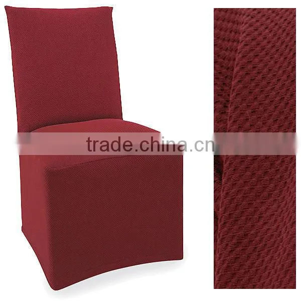 stretch pique raven black dining chair cover