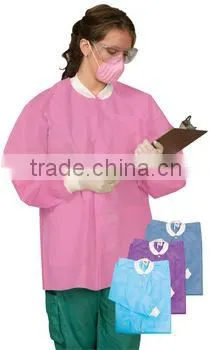Hot selling lab coat uniform with different color/size