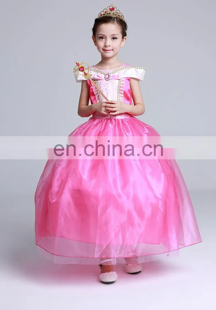 Girl beautiful dress up princess party dress