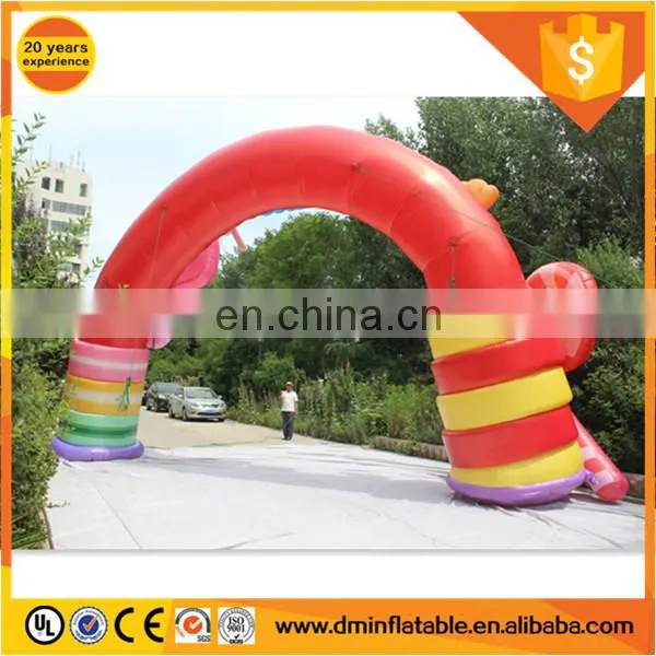 Event decoration colorful candy inflatable arch C-439