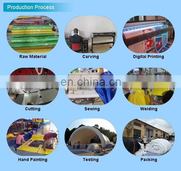 Large customized folding camping inflatable tent