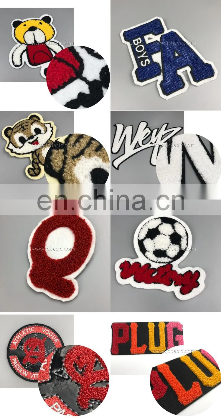no minimum order quantity custom chenille patches