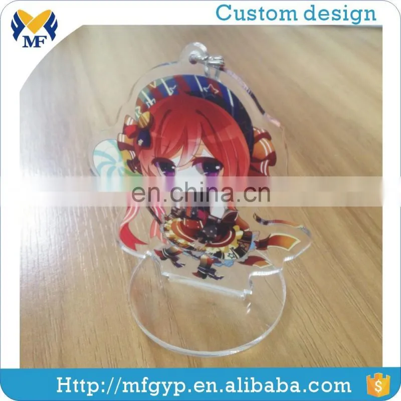 Japanese style acrylic custom anime keychain