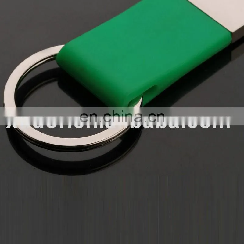 China Wholesale cheap custom silicone rubber keyrings for promotional gifts or tradeshow giveaways