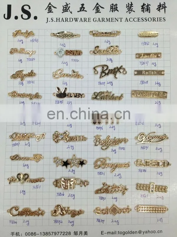 Fashion metal garment accesories rhinestone buckle on bags or shoes