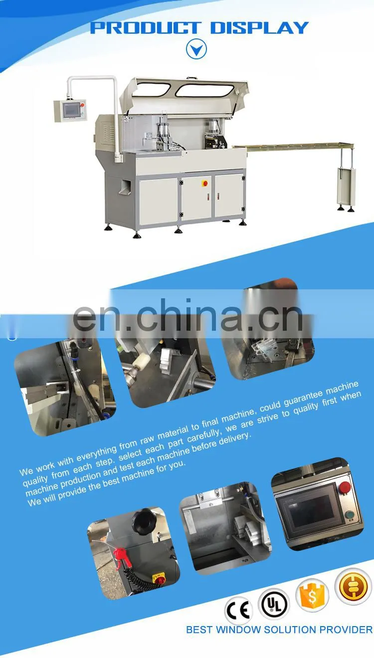 Window glass cleaning machine connector cutting saw