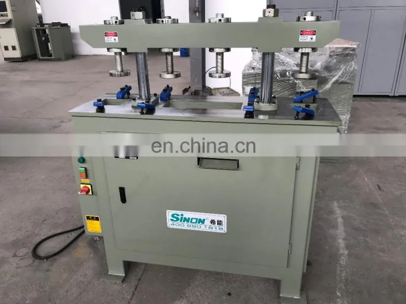 PVC Window Door Manufacturing Plastic Windows Pressing Hole Machine