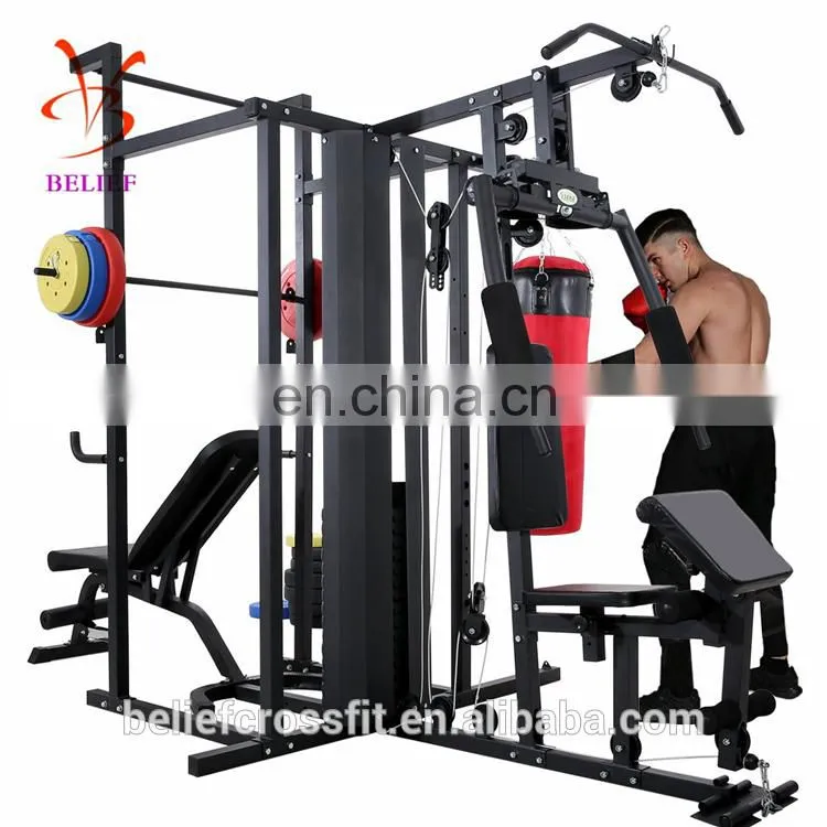 Factory Direct Heavy Duty Multifunctional Power Cage Squat Rack