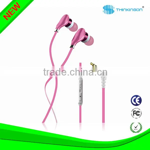 3.5mm good quality metal earbuds earphones with super bass sound