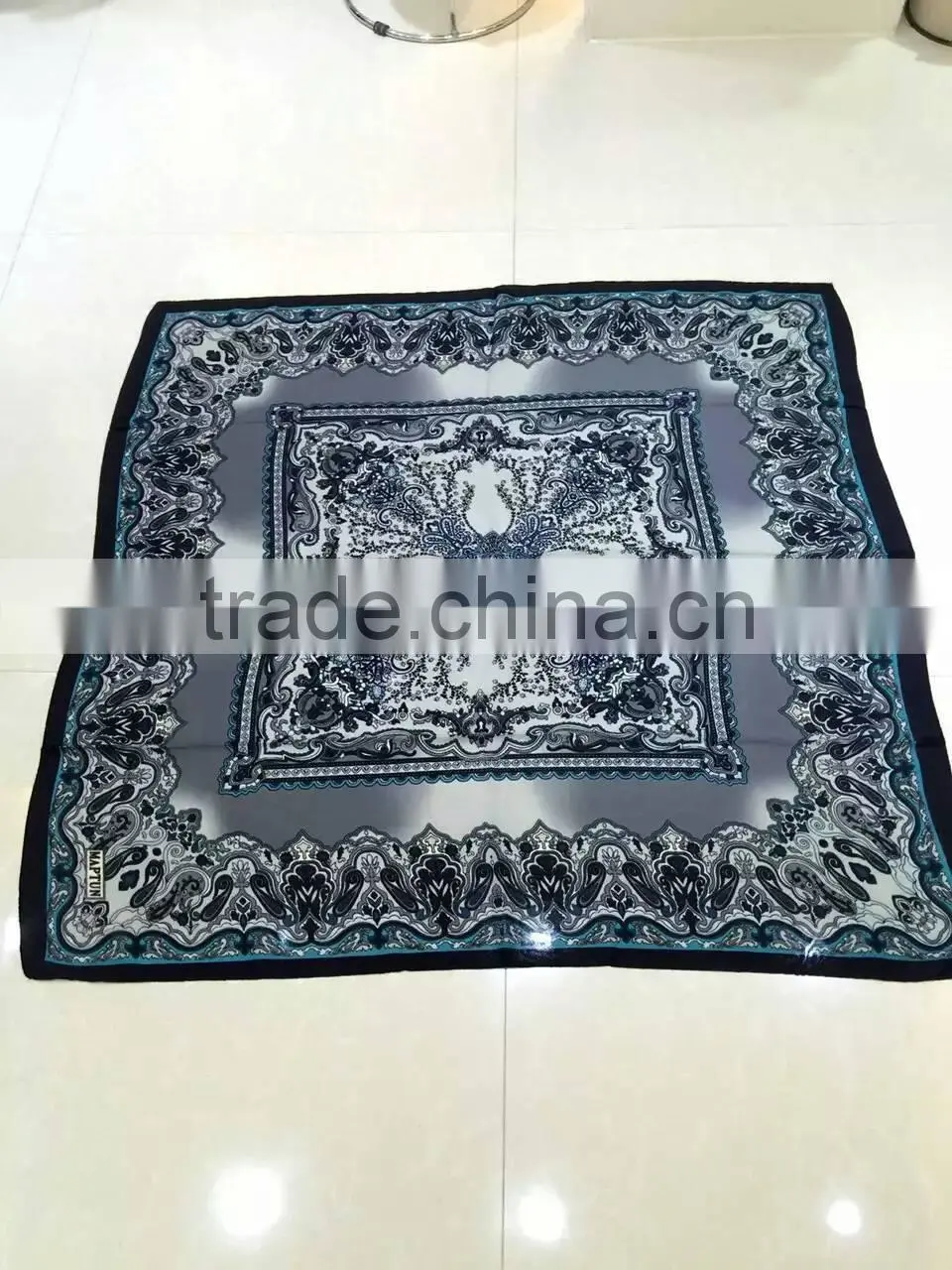 Popular silk muslim square scarf (Very beautiful,not slide)