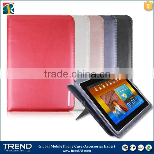 china supplier kickstand folding leather case for samsung tab 3