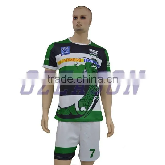 2016 Customized Sublimated Rugby Jerseys custom your own fashion rugby jersey