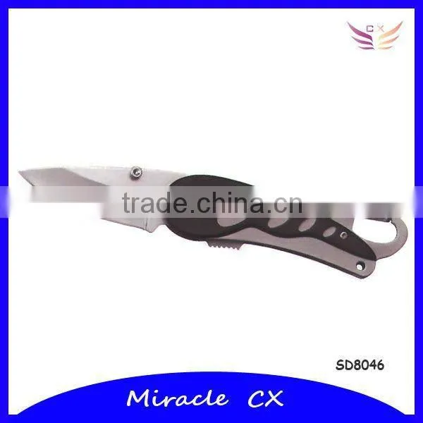 Outdoor knife and scissors multi tool with buckle