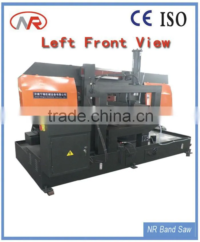 Steel tool rotation angle band cutter manually controlled Blade wood cutting band saw machine