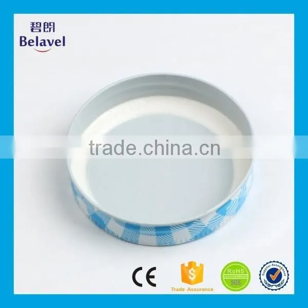 Factory wholesale twist off glass jar lid colorful metal lug cap for jar
