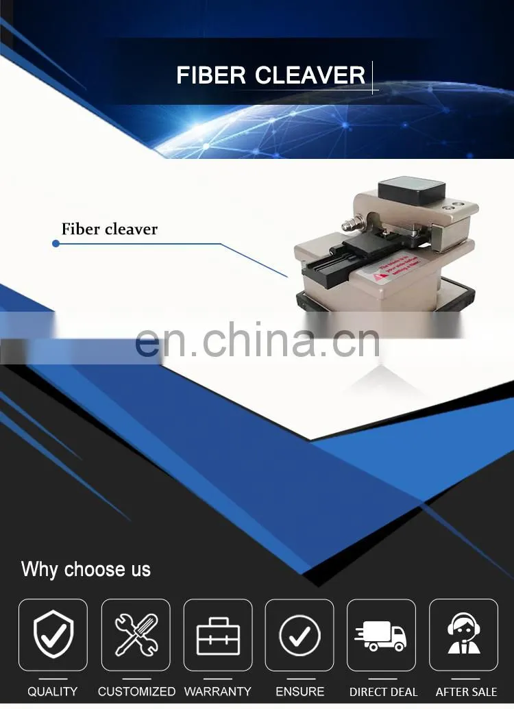 Hot Sale FTTH cutter Fiber Optic high precision automatic fiber cleaver
