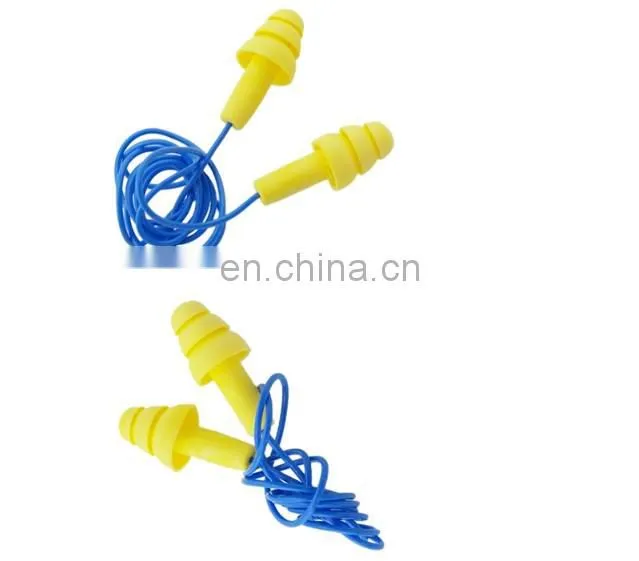 Soundproof Sleep Noise Prevention Disposable Silicone Earplugs