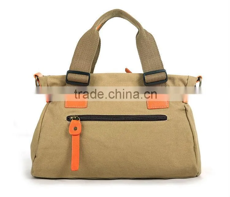 high quality waxed canvas cotton messenger bag