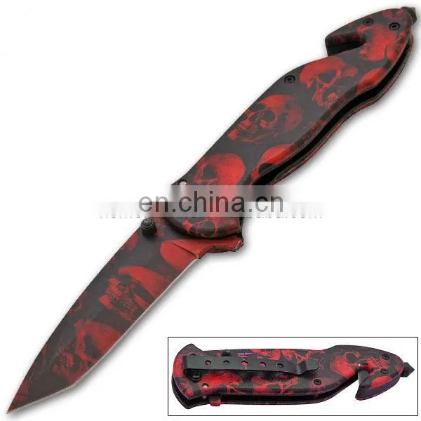 8.5"Series Glass Breaker FireFighter Rescue Survival knife