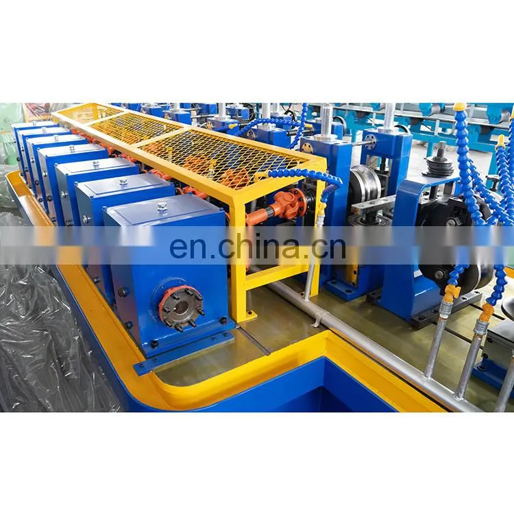 Nanyang high speed and high precision ERW steel pipe making machine tube mill line for urban water pipe