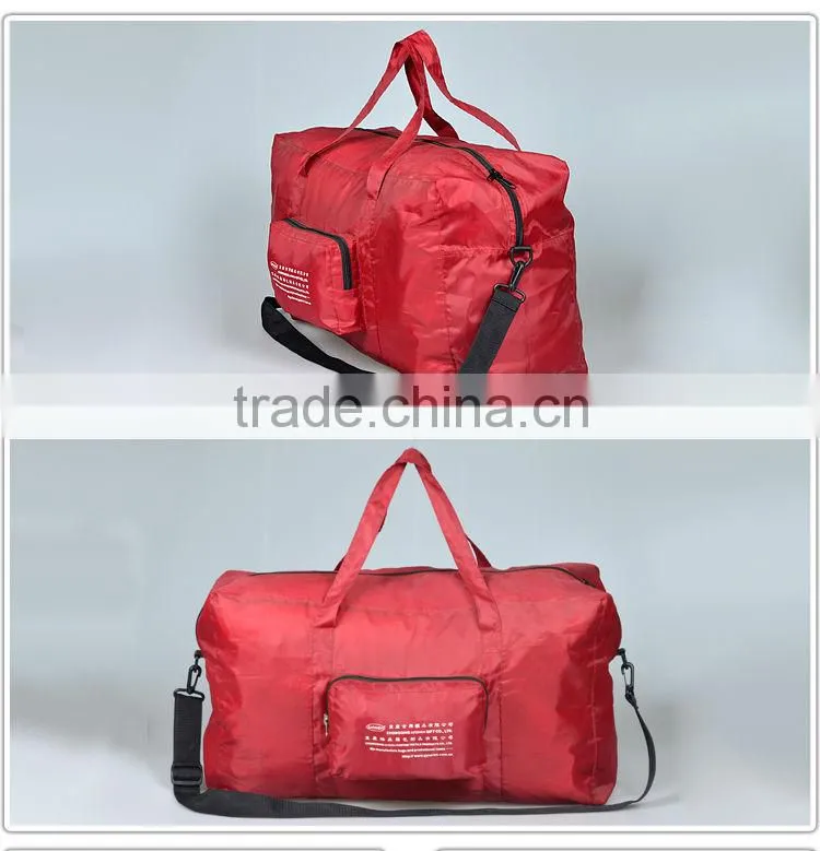 Custom waterproof nylon luggage travel bags