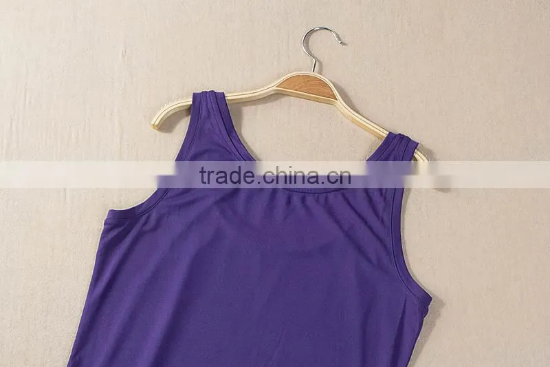 Fashion blank women gym vest/gym tank top /fitness tank top from clothing manufacturer