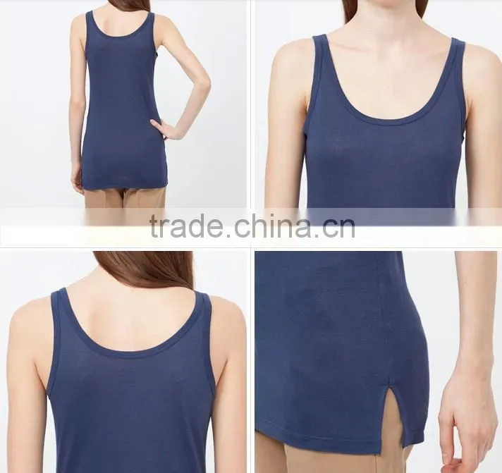 OEM custon tank top women / solid color tank top wholesale sex product