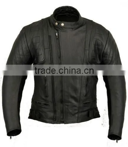 Men jacket genuine buffalo leather