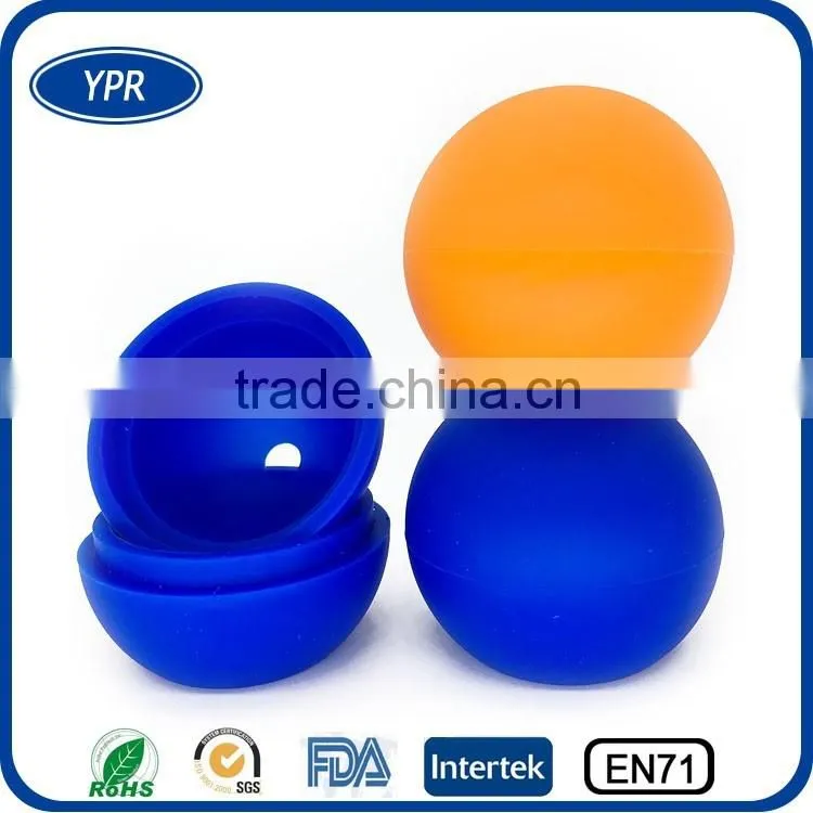 2016 New design 100% Food Grade Sphere Silicon Ice Ball Mould