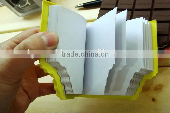 silicone chocolate school notebook