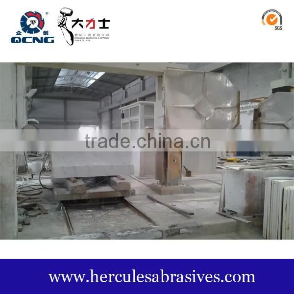 diamond wire saw machine used for stone block cutting (granite marble)