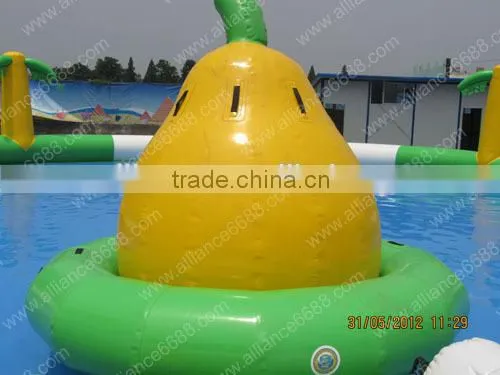popular inflatable banana boat aqua toys in swimming pool