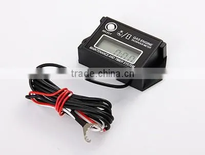 Digital Resettable Waterproof Inductive Tacho Hour Meter Used For Motorcycle,Marine,Boat,Snowmobile,Lawn Mower,Generator,Jet Ski